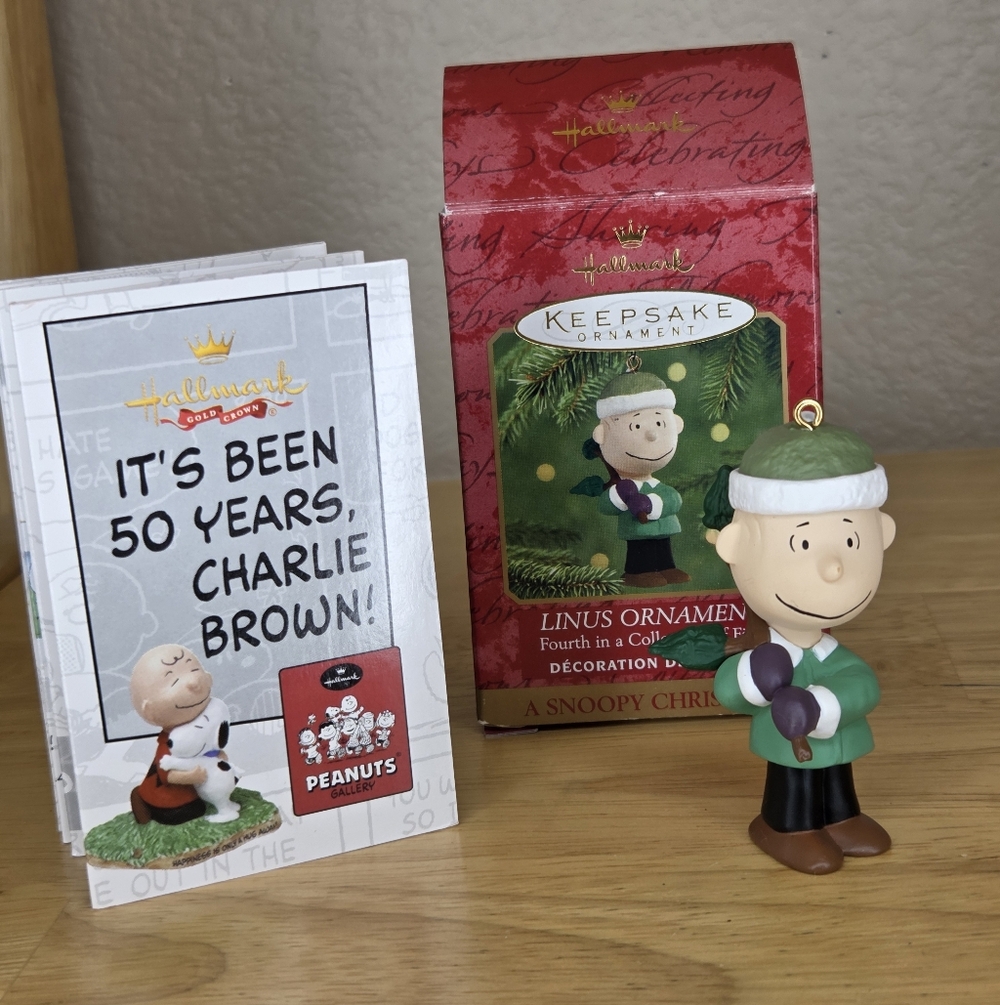 Hallmark‎ Keepsake Linus Christmas Ornament Peanuts - Picture 4 of 7